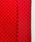 Red Minky Dot Fabric by the Yard, 60" Wide Ultra-Soft Plush Minky Fabric for Baby Blankets, Nursery Decor, Plush Toys & Sewing